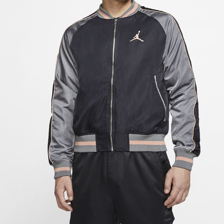 Purchase Air Jordan Hitam Jaket Bomber Gaya Track Remastered Souvenir CD5772-010