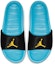 Lookbook Air Jordan Break Slide 'Hitam Biru Fury' AR6374-074