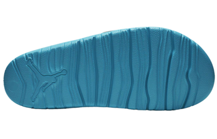 Shop Air Jordan 休閒拖鞋『黑色藍色狂怒』AR6374-074