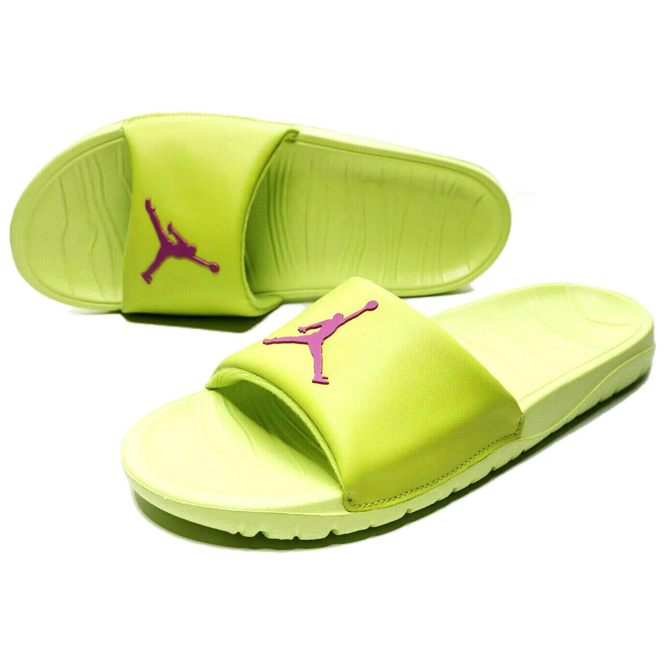 Lookbook Air Jordan Break Slide Neon Gelb AR6374-301