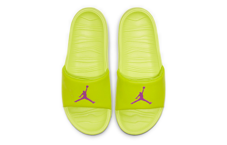 Shop Air Jordan Break Slide Neon Gelb AR6374-301