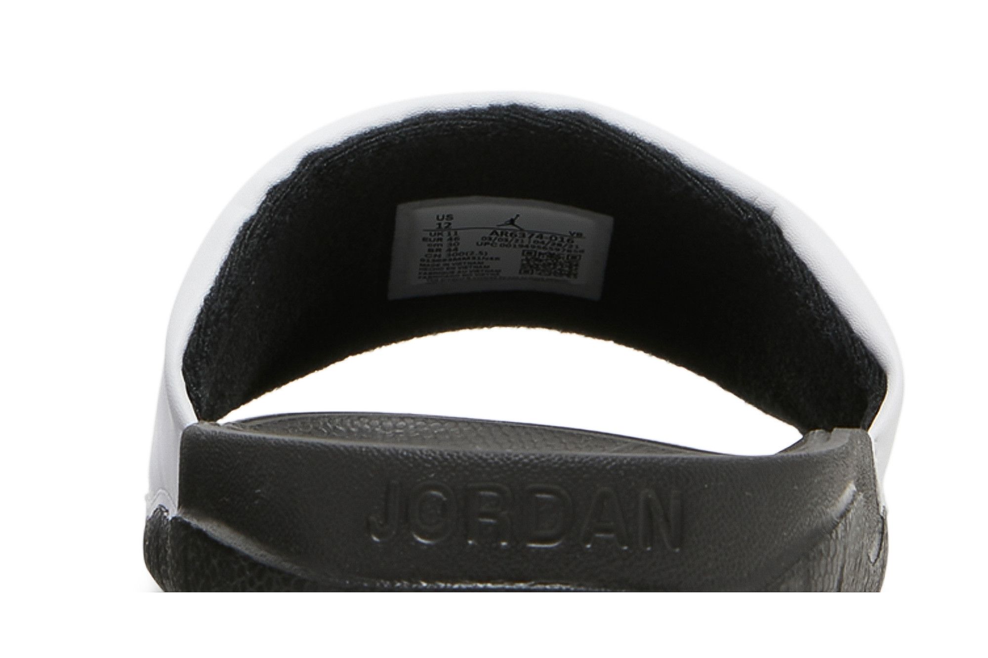 Sizing Air Jordan Break Slides ''Weiß Schwarz'' AR6374-016