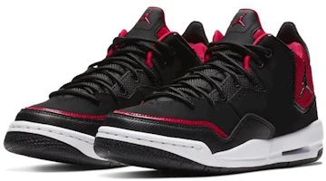 Lookbook Jordan Courtside 23 中筒 復古籃球鞋 GS 黑紅