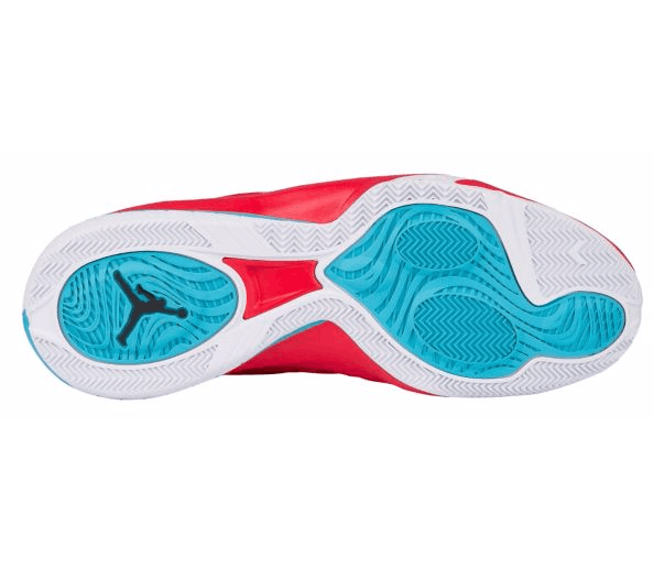 Shop Kasut Air Jordan Cp3.Viii Ae University Red/Turquoise Blue ‘Black ‘White 725173-604