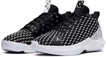 Shop Air Jordan CP3.XII PF 織布 低筒實戰籃球鞋 黑白