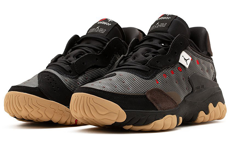 Order Air Jordan Delta 2 解構 潮流百搭 低筒運動休閒鞋 黑棕色