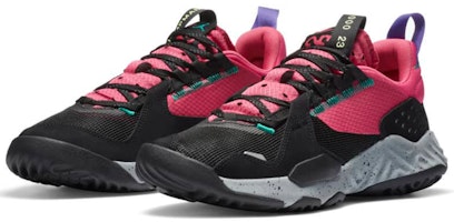 Air Jordan Delta Hitam Merah Muda Teal CD6109-053 Lookbook Air Jordan Delta Hitam Merah Muda Teal CD6109-053