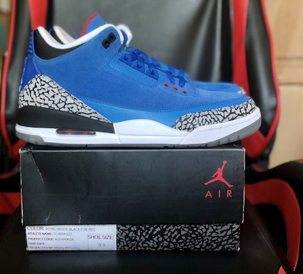 Air Jordan DJ Khaled x 3 Retro 'Blue Suede Friends & Family' AJ3849-022 Buy Air Jordan DJ Khaled x 3 Retro 'Blue Suede Friends & Family' AJ3849-022