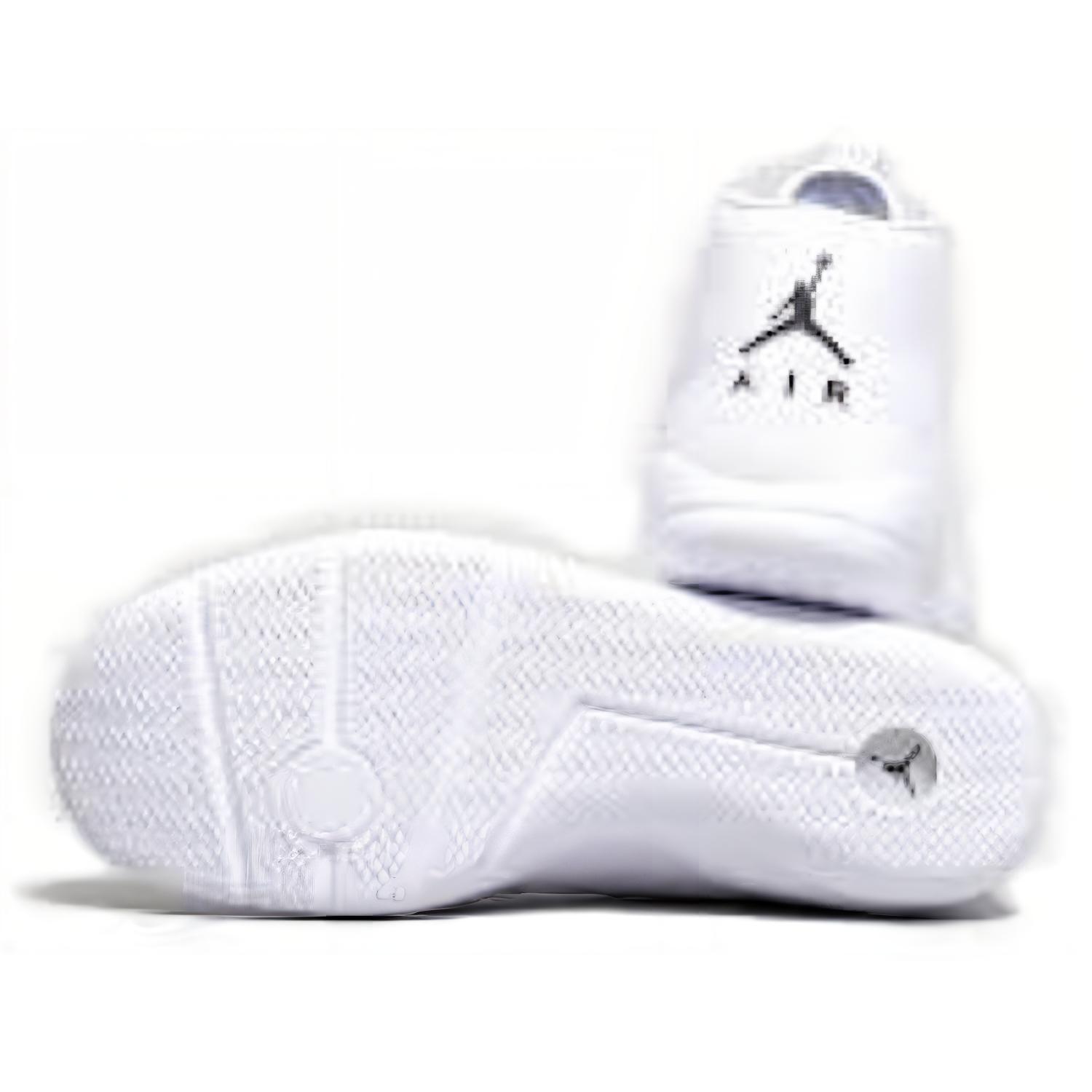Shop 喬丹 Eclipse Chukka 減震防滑耐磨 高幫 復古籃球鞋 男款 白