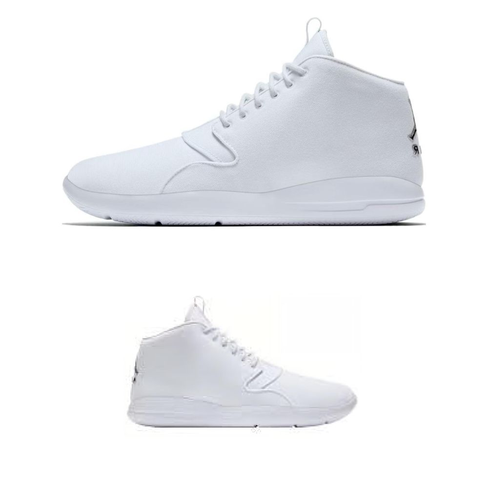 Purchase 喬丹 Eclipse Chukka 減震防滑耐磨 高幫 復古籃球鞋 男款 白