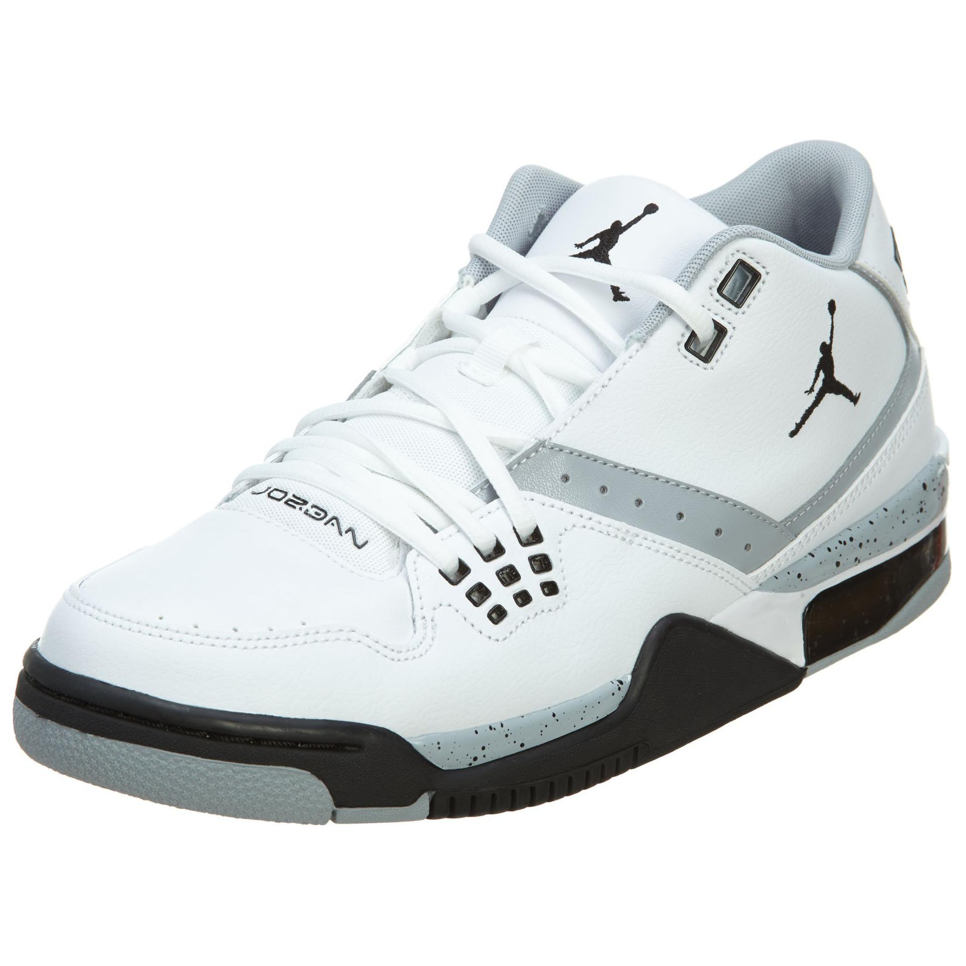 Lookbook Air Jordan Flight 23 'White Cement' Sepatu Olahraga Putih Kekinian 317820-117