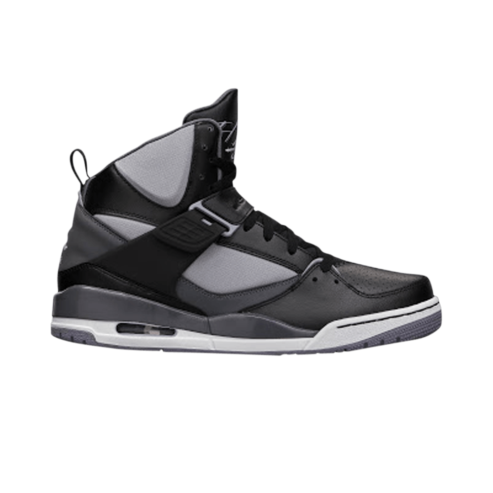 Air Jordan Flight 45 High 'Black Dark Grey Cement' 384519-010