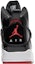 Sizing Air Jordan Flight 45 High 'Bred' Lelaki Hitam Merah. DC2569-001