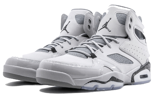 Lookbook Air Jordan Flight Club 91 ''Wolf Grey'' Grijs Sneaker 555475-003