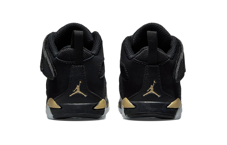 Shop (TD) Air Jordan Flight Club '91 Niño Pequeño 'Negro Oro' DM1687-007