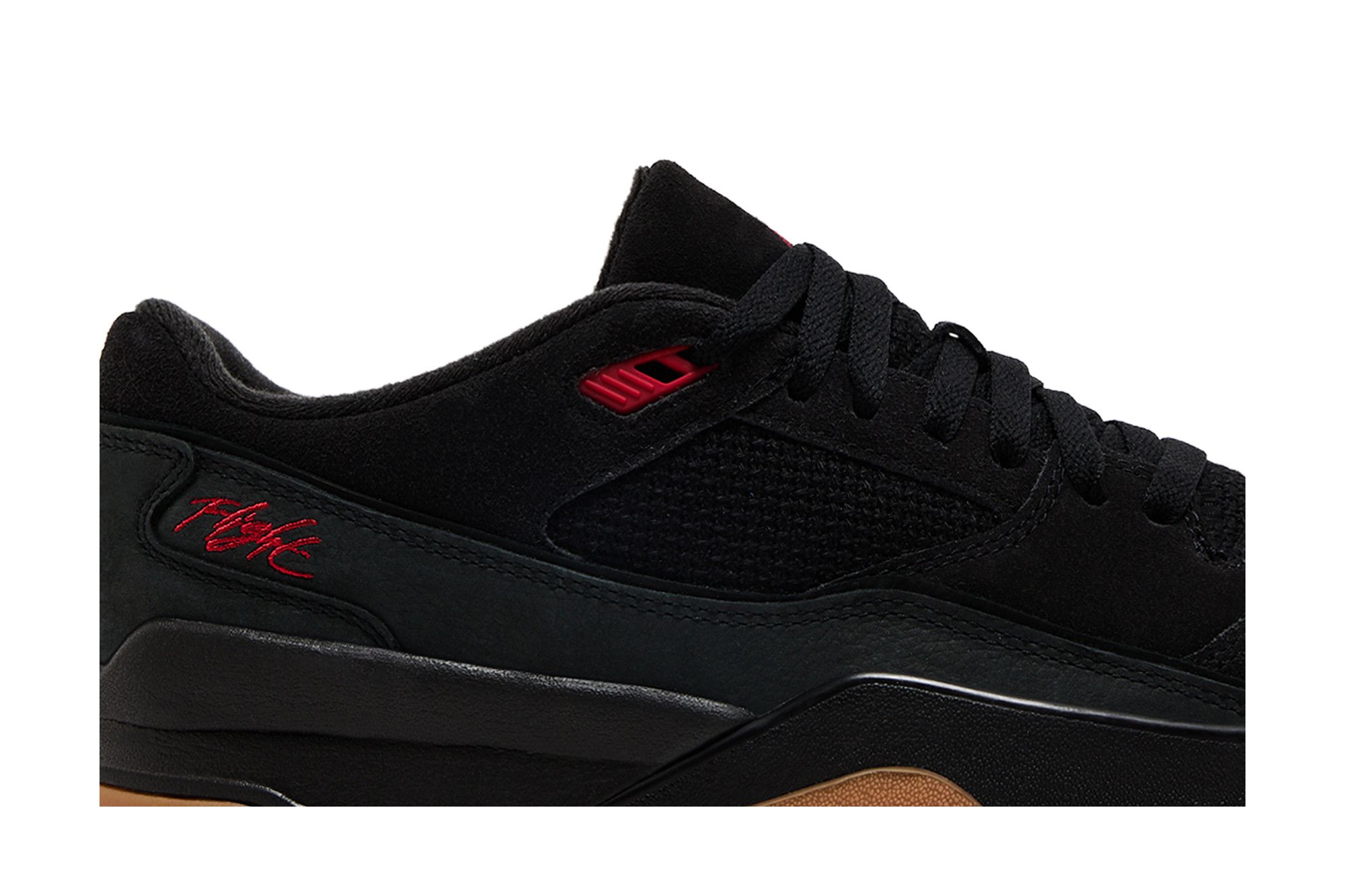 Order 에어 조던 플라이트 코트 '블랙 레드 검' HF3255-001