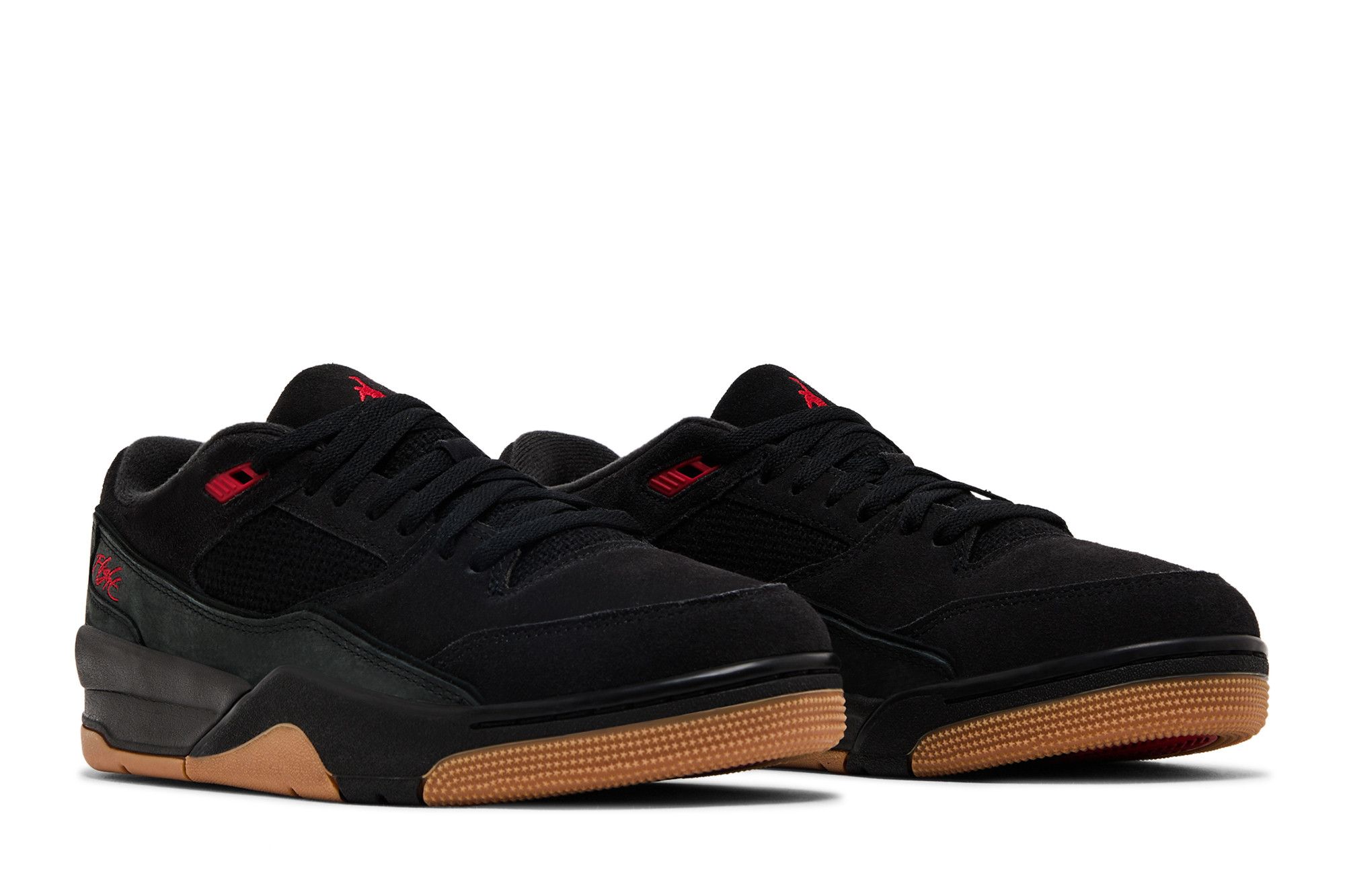 Cheap 에어 조던 플라이트 코트 '블랙 레드 검' HF3255-001