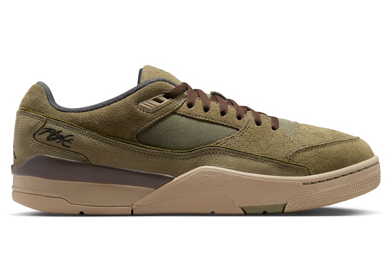 Buy Air Jordan Flight Court Olive Coklat Baroque HF3255-202