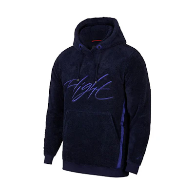 Air Jordan Flight Fleece Colorblock Hoodie Blue AH6251-416