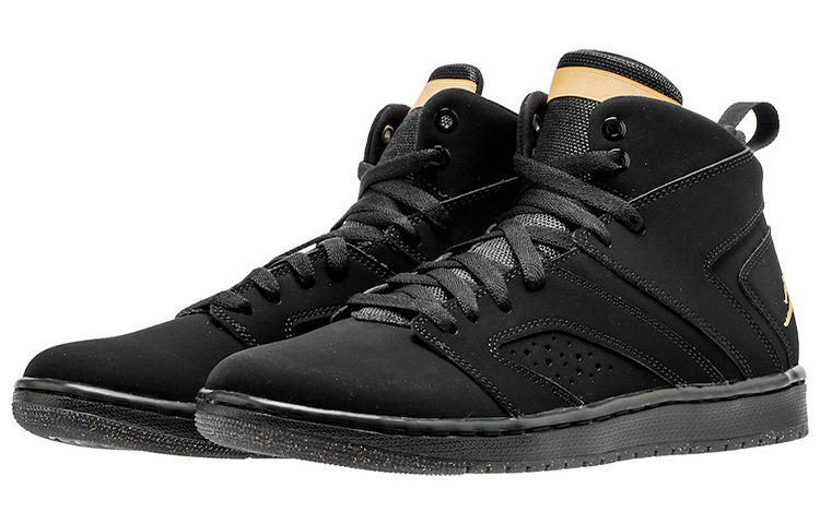 Lookbook Air Jordan Flight Legend ''Zwart Goud'' AA2526-031