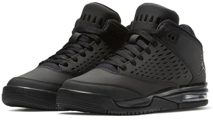 Jordan Flight Origin 中筒 復古籃球鞋 GS 黑 Lookbook Jordan Flight Origin 中筒 復古籃球鞋 GS 黑
