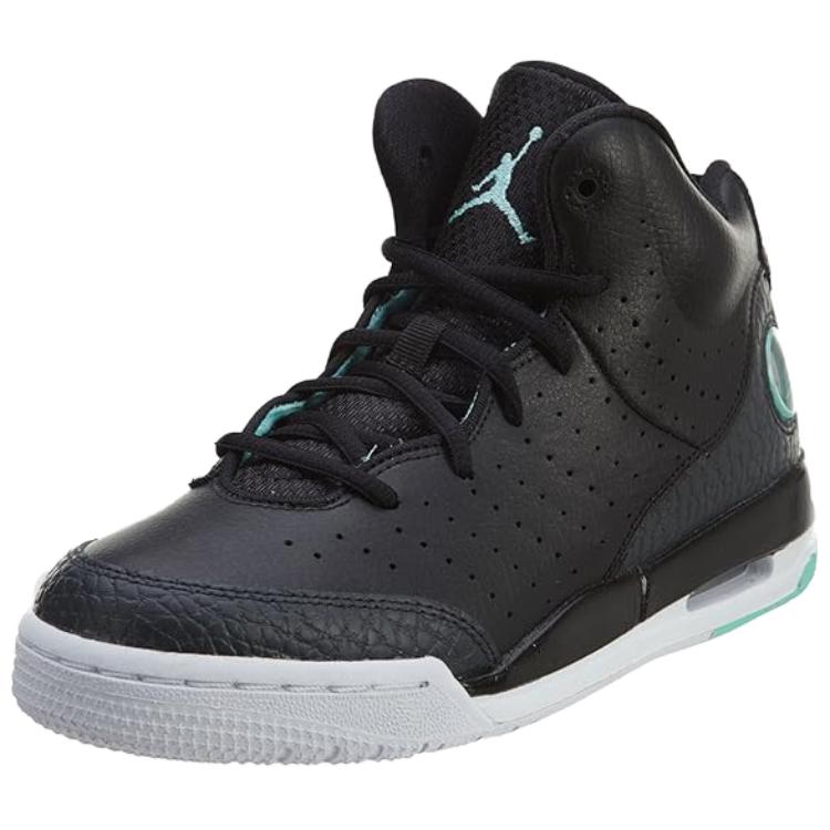 Lookbook Air Jordan Flight Tradition Negro/Turquesa Hyper ‘Blanco. 819472-004