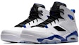 Lookbook Air Jordan Flightclub 91 Putih Hyper Royal Hitam 555475-107