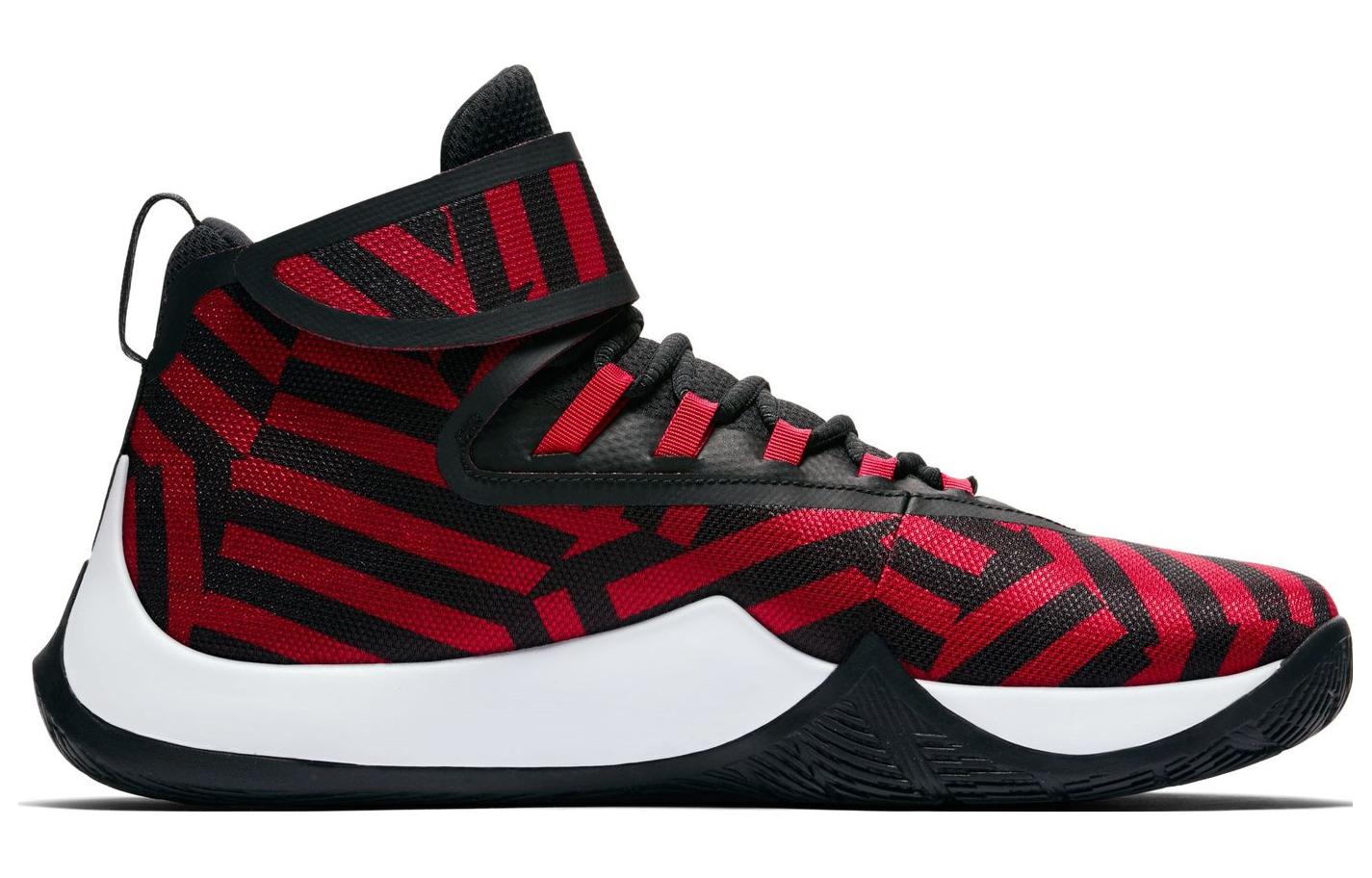 Order Jordan 舒適百搭 潮流 防滑耐磨 中筒 復古籃球鞋 男款 黑紅