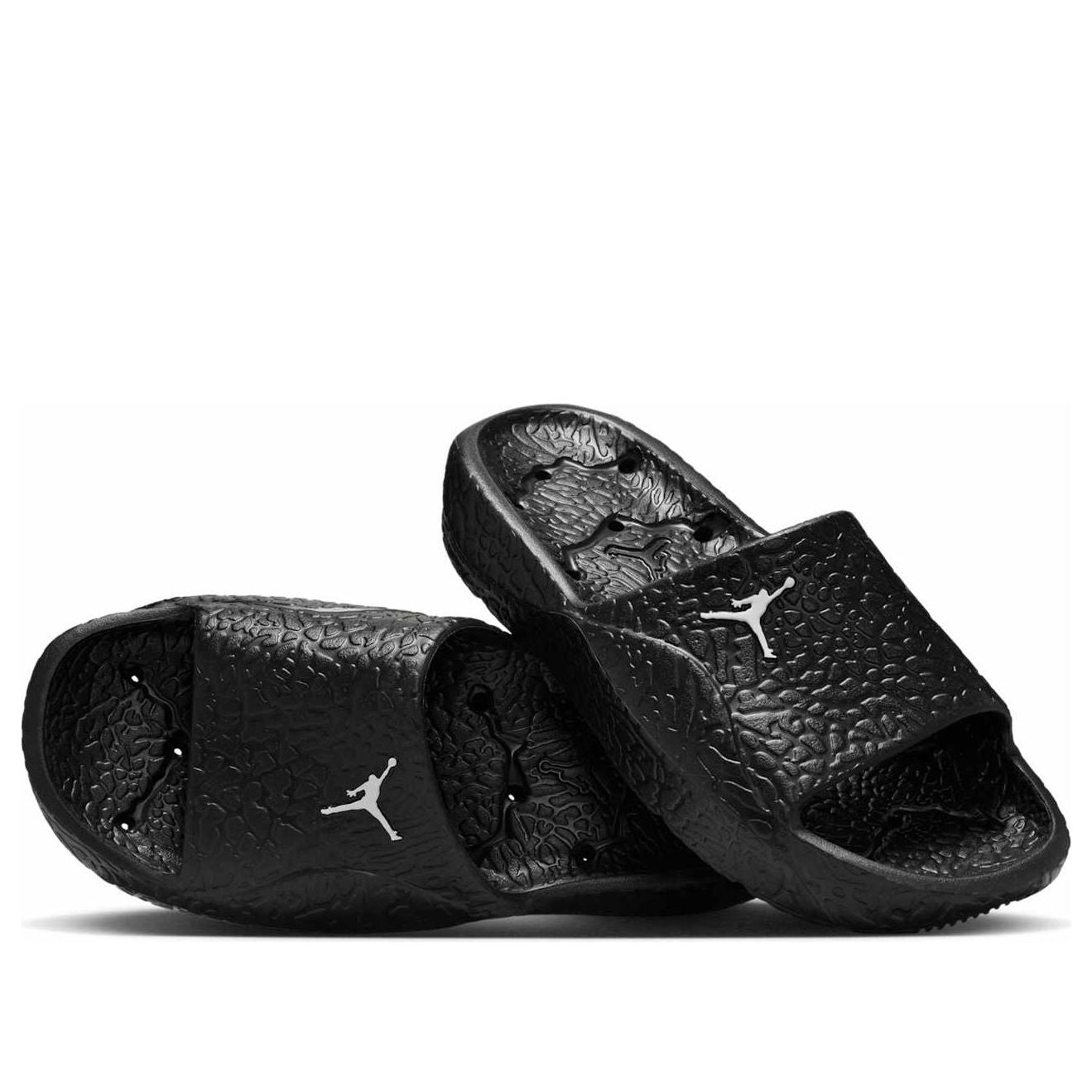 Lookbook 에어 조던 프랜차이즈 슬라이드 '블랙 화이트' HQ2163-001