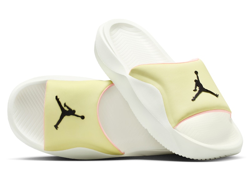 Buy AJ系列拖鞋 荧光绿色帆白胭脂红 HF3263-300