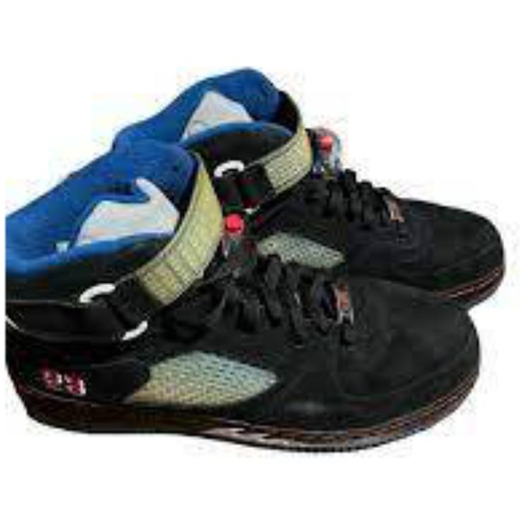 Lookbook Air Jordan Fusion 5 'Hitam' 318608-061