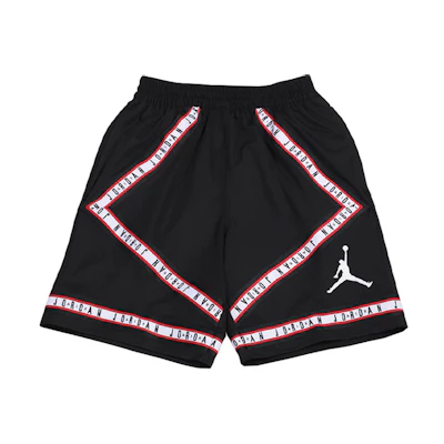 Air Jordan HBR Mid-Rise Loose Fit Shorts Black AJ1109-010