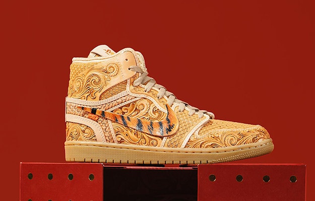 에어 조던 하이 '호랑이해 수제각인' (Air Jordan High 'Tiger Year Hand-Carved') YPDZX009 Details for 에어 조던 하이 '호랑이해 수제각인' (Air Jordan High 'Tiger Year Hand-Carved') YPDZX009