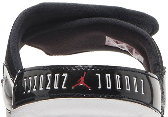 Air Jordan Hydro 11 '黑红白' 运动拖鞋 AA1336-006 Sizing Air Jordan Hydro 11 '黑红白' 运动拖鞋 AA1336-006
