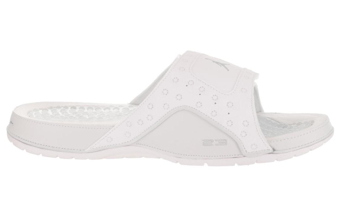 Order Sandal Air Jordan Hydro 13 'Putih Silver Metalik' 684915-100