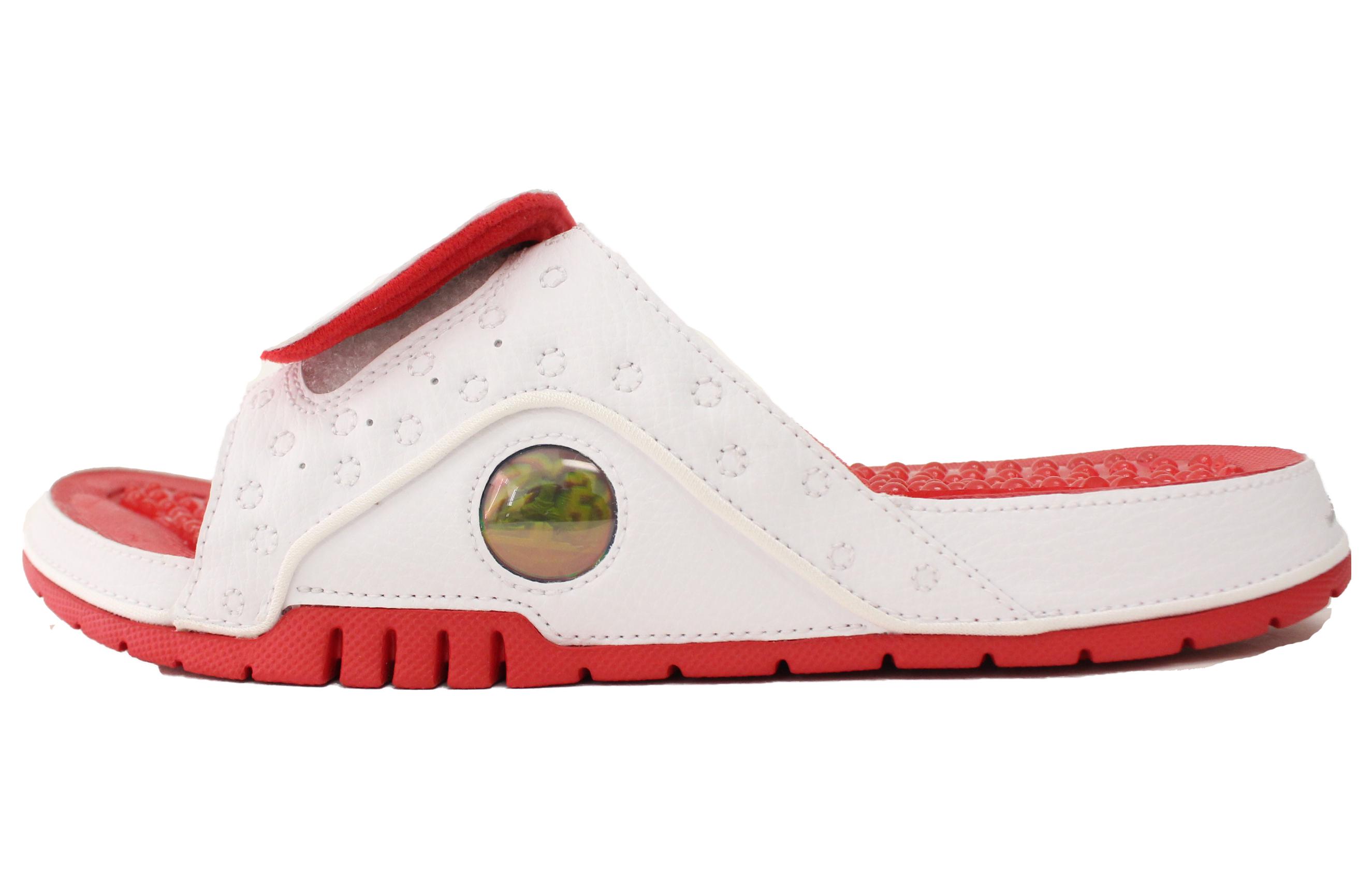 Air Jordan Hydro 13 Slide 'White Red' 684915-121