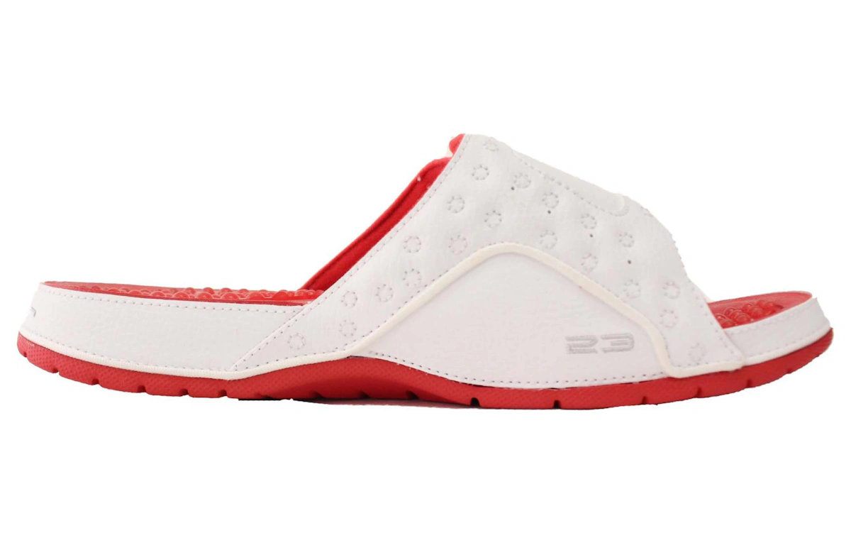 Air Jordan Hydro 13 Slide 'White Red'
