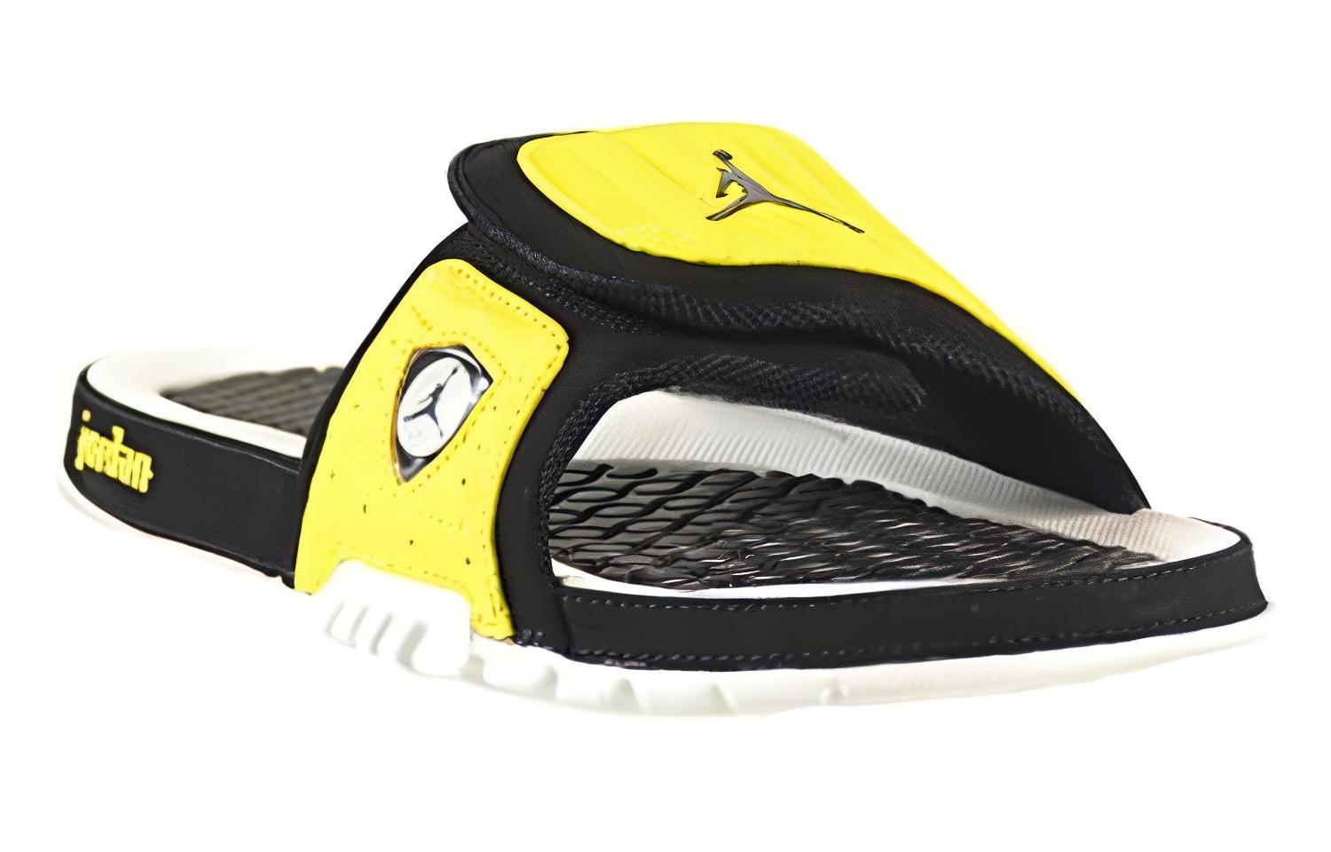 Lookbook Air Jordan Hydro 14 复刻版‘黑色’拖鞋 654285-070