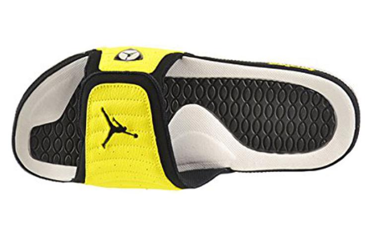 Shop Air Jordan Hydro 14 复刻版‘黑色’拖鞋 654285-070