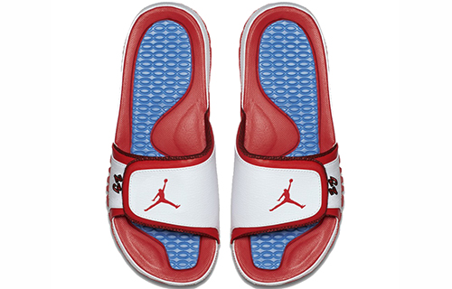 Jordan Hydro 2 Premier 'White Crimson University Blue' 圖 4