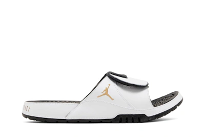 Air Jordan Hydro 2 Retro Slide 'White Black Gold'