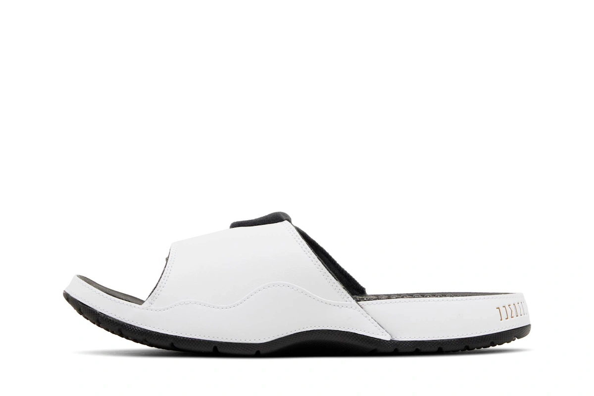 Air Jordan Hydro 2 Retro Slide 'White Black Gold'