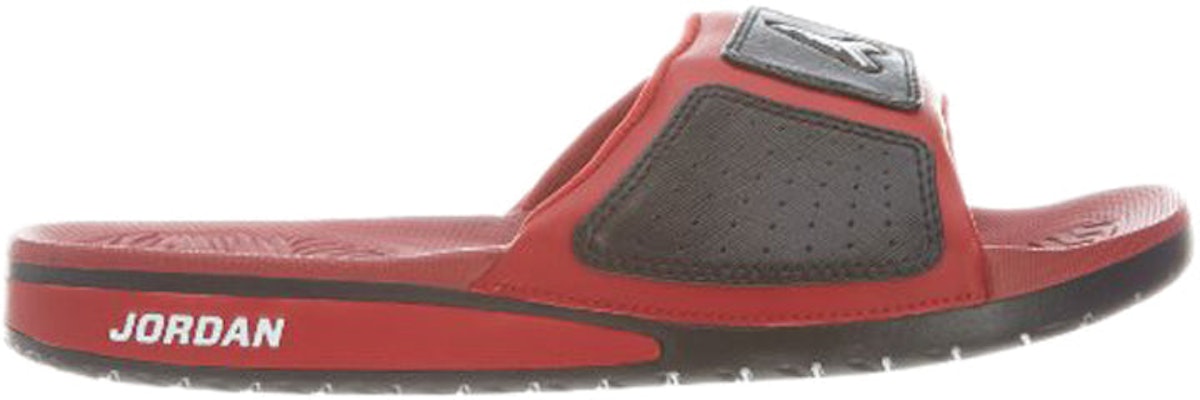 Air Jordan Hydro 3 Black Red Slippers 'Black Red' 630754-001 Lookbook Air Jordan Hydro 3 Black Red Slippers 'Black Red' 630754-001