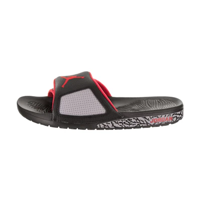 Jordan Hydro 3 Retro Slide 'Black Red Grey'