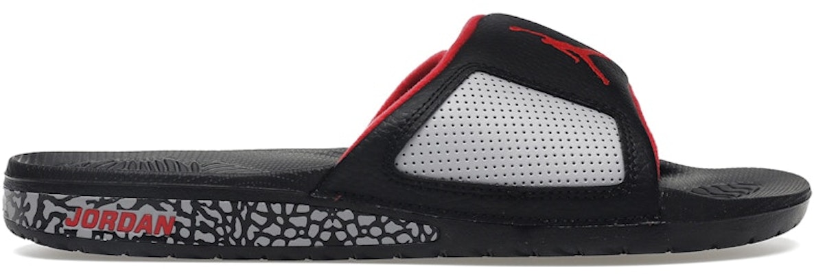 Air Jordan Hydro 3 Retro Slide 'Hitam Merah Kelabu' 854556-003 Buy Air Jordan Hydro 3 Retro Slide 'Hitam Merah Kelabu' 854556-003