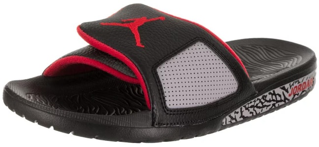 エアジョーダン ハイドロ3 レトロ スライド 黒赤灰 854556-003 Lookbook エアジョーダン ハイドロ3 レトロ スライド 黒赤灰 854556-003