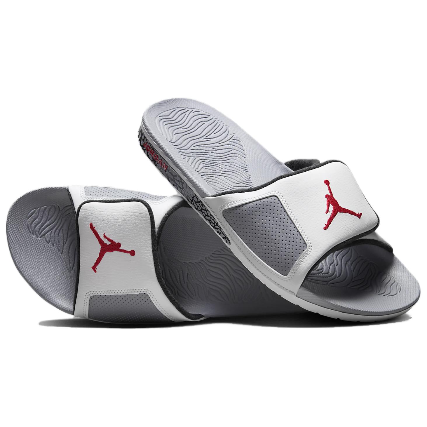 Shop Air Jordan Hydro 3 Retro Slide 'White Cement' 854556-101
