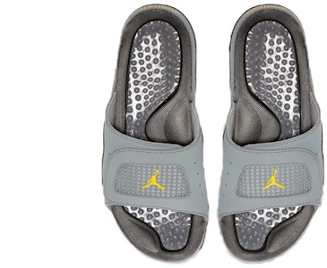 Air Jordan Hydro 4 复刻版 "酷灰" 拖鞋 532225-007 Lookbook Air Jordan Hydro 4 复刻版 "酷灰" 拖鞋 532225-007