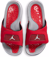 Lookbook Air Jordan Hydro 4 復刻版 ''火紅 黑 白''拖鞋 532225-600