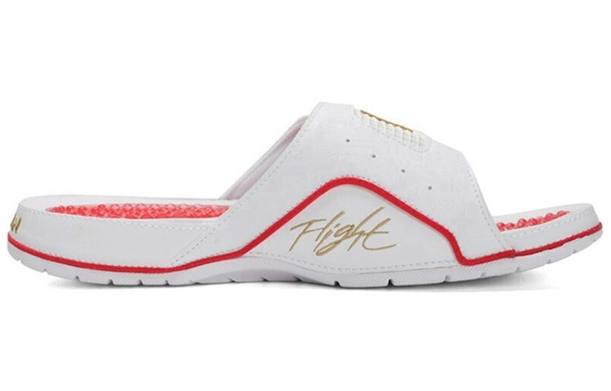 Air Jordan Hydro 4 Retro 'University Red Metallic Gold'